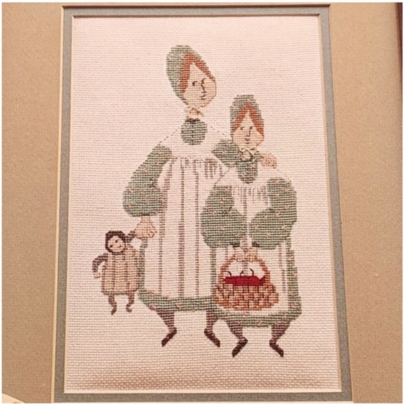 Set of Three (3) “P. Buckley Moss” Vintage Counted Cross Stitch Pattern Leaflets - Picture 4 of 10